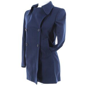 L’AUTRE CHOSE Elegant Navy Blue Double Breast Women’s Coat - Retail $640 - NWT